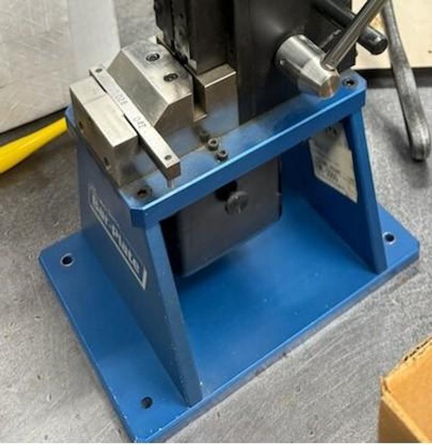 Used BAR-PLATE MODEL HAND BROACHER O/I – PRECISION DIE CUTTING STEEL RULE NOTCHING MACHINE – EXCELLENT CONDITION