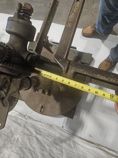 Used Littell 3500 Lb. Metal Stock Feed Reel Payoff Adjustable 48 inch