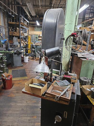 Used Parks 16 inch Band Saw wood or metal Variable Speed & Blade Welder 220v 3 Phase