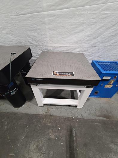 Used Newport Isostation Isolated Vibration Table Workstation