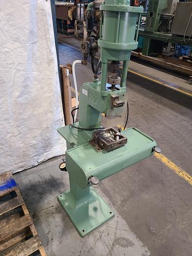 Used Hugold Air Press Stamping Assembly Crimping 110 Volt