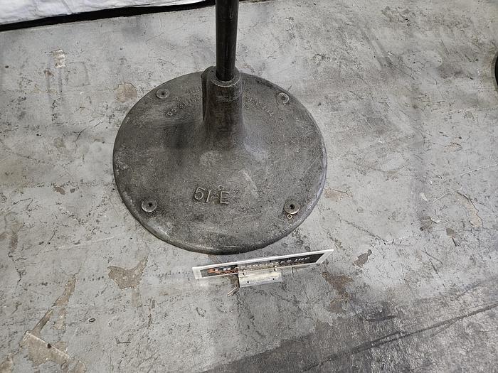 Used Littell 38 Inch Reel Payoff for feeding metal stock to power punch press