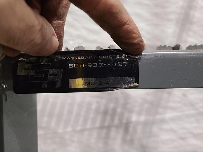 Used Gated Platform Ladder for Elevated Work Area