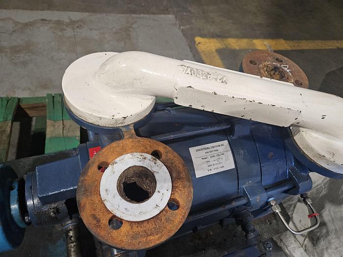 Used Kinney Tuthill Liquid Ring Two Stage Vacuum Pump #VLRC-125-FA2 with Baldor 15HP Motor