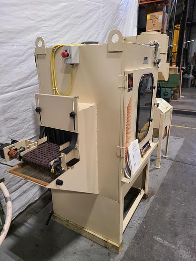 Used Empire Automatic Inline Conveyer Sand Blasting Machine Complete System Model # IL 885