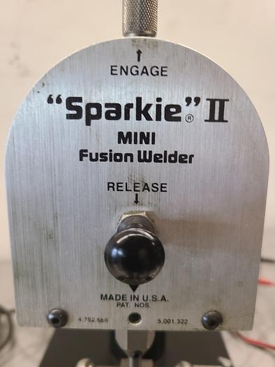 Used Sparkie II Mini Fusion Welder Machine Post Earring Tack Pin Welding Gold Silver Brass