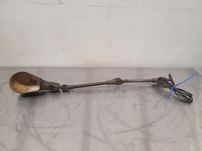 Used 30 Inch Work Light Industrial Steam Punk Lamp Machine Articulating 110V