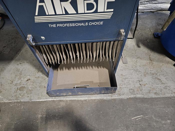 Used Double Head Polishing Buffing Machine with Built-in Dust Collector 110V 