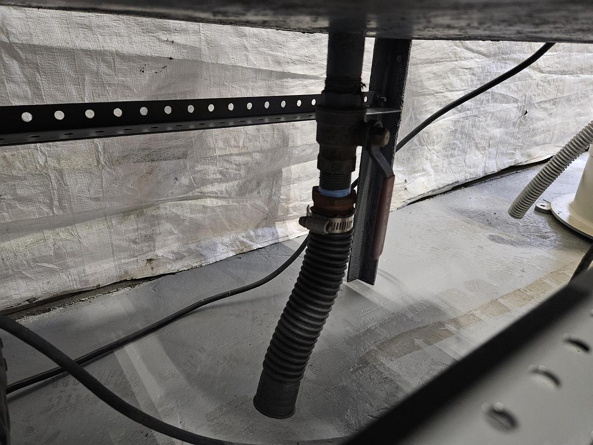 Used Greco Wet Tumbler Rotary Finishing Machine Polish Metal Automatically 110V