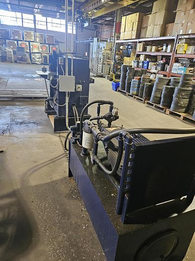 Used Hydraulic 24" Metal Shear Cut 1/4" Brass or Copper Plate