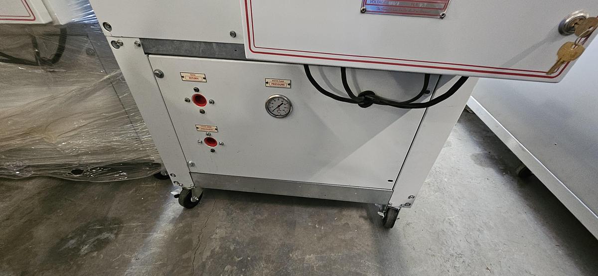 Used SCHREIBER MODEL 200AC INDUSTRIAL PROCESS CHILLER – 460V – CAREL pCO DIGITAL CONTROLLER – REMOTE CONTROLLER INCLUDED – TWO AVAILABLE