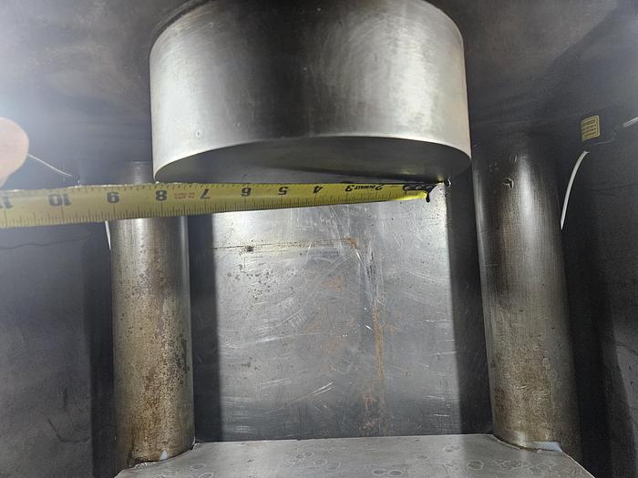 Used Clifton 200 Ton Hydraulic Hobbing Coining Press Metal Forming Brass Copper Steel Gold Silver 