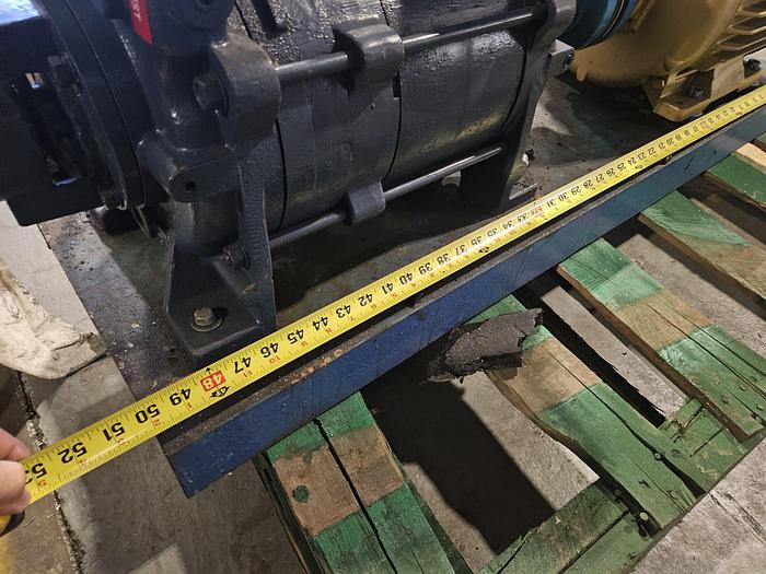 Used Kinney Tuthill Liquid Ring Two Stage Vacuum Pump #VLRC-125-FA2 with Baldor 15HP Motor