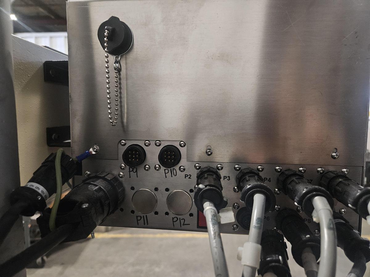 Used KF8500W LINEAR WEDGE AIR-OPERATED HOT STAMPING MACHINE PRESS... TESTED & RUNNING EXCELLENT 220V 1 Phase 