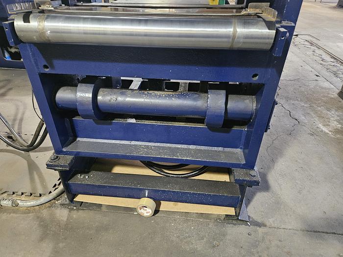 Used Hydraulic 24" Metal Shear Cut 1/4" Brass or Copper Plate