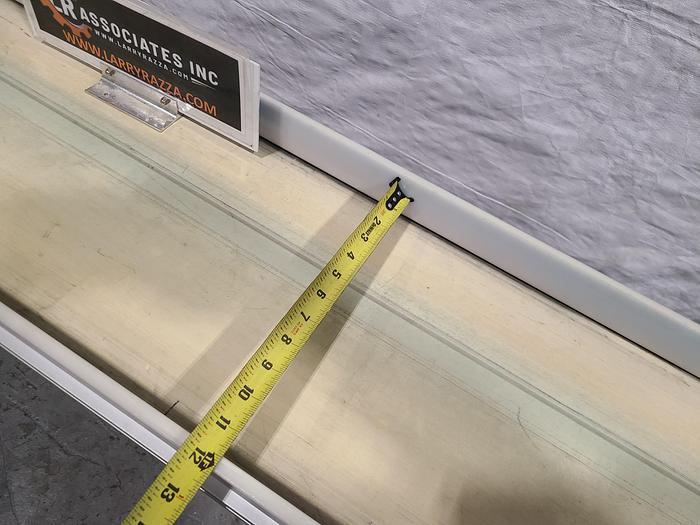 Used Automation Motorized Conveyer 7 Feet by 12 Inches Adjustable Legs 110 Volts