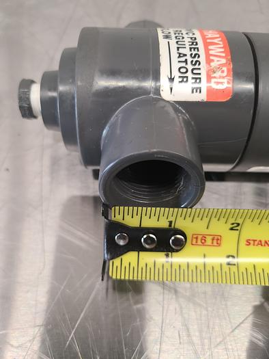 Used Hayward PR10075PE 3/4 PVC Pressure Regulator Valve 