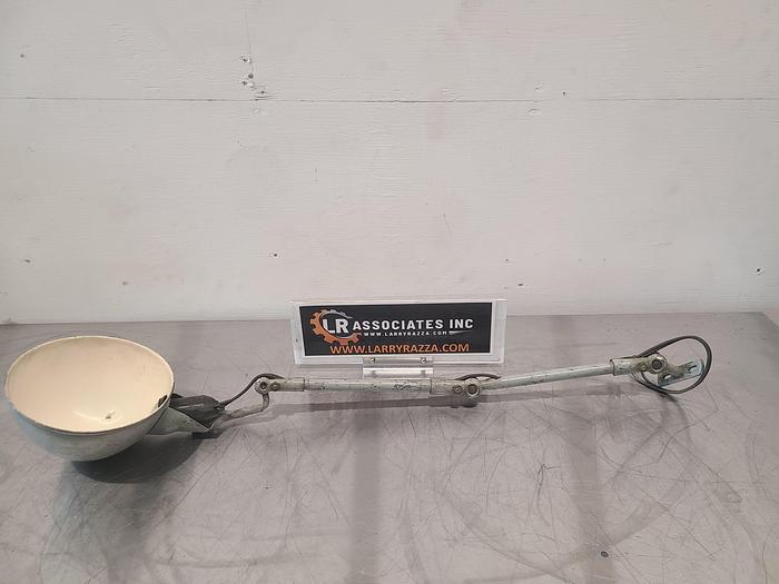 Used 31 Inch Work Light Industrial Steam Punk Lamp Machine Articulating 110V