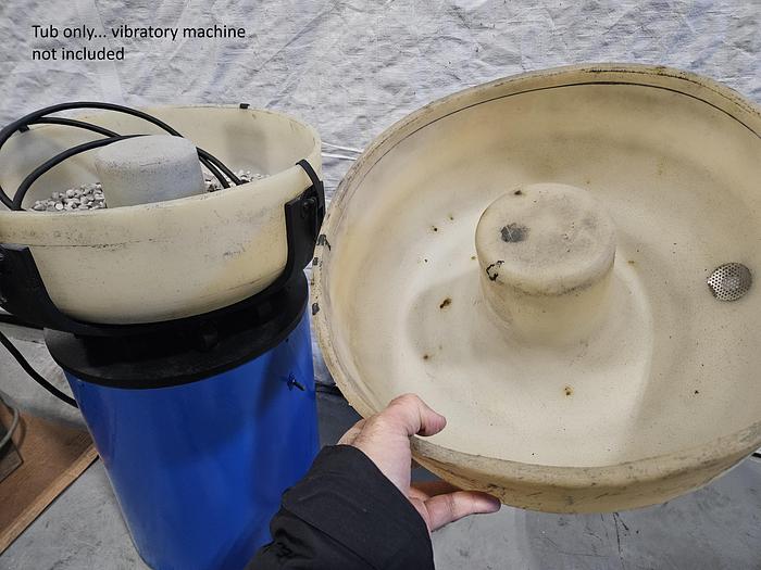 Used Belair Replacement Barrel Tub for Vibratory Finisher 1.5 Cubic Ft