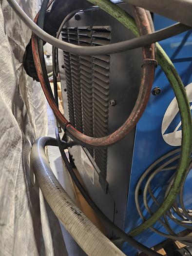 Used Miller Delta Weld 452 CV DC Welding Power Source with Miller Robotic Interface Microprocessor Weld Controller Cool mate 4 & Gun w/ Feeder... formerly on a Robot Welder