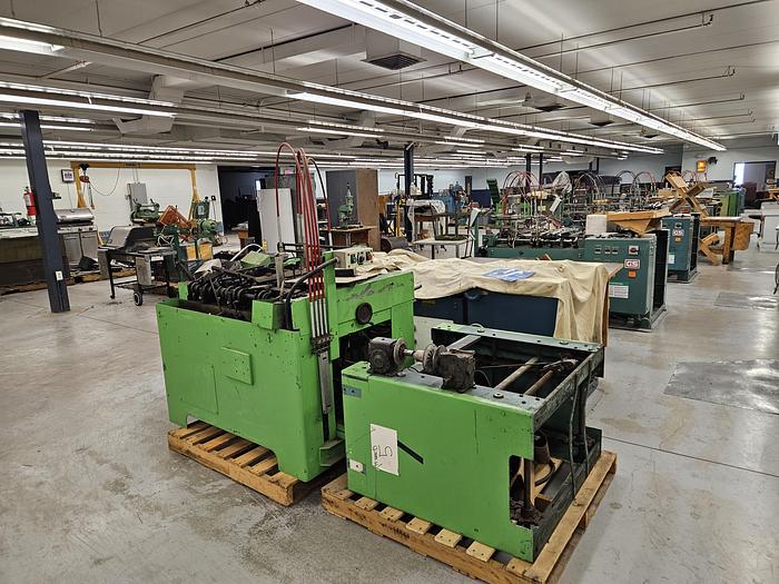 Used Box Making Machinery Available for Custom Plastic Transparent Boxes FMC Perondi & Much More!