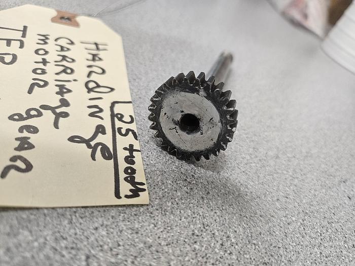 Used Hardinge TFB Carriage Motor Drive Gear for Narrow Bed Lathe