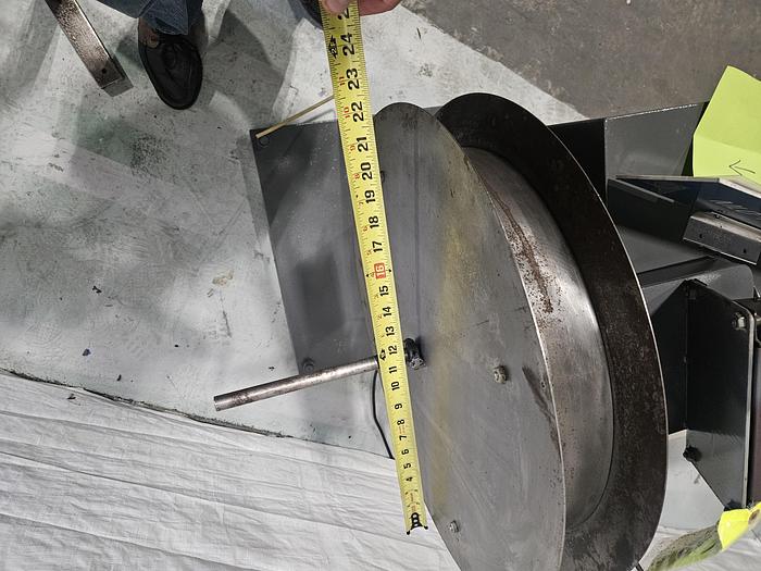 Used Motorized Stock Reel Material Payoff Feed Automatically Feeds Metal Stock To Press