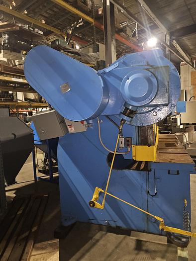 Used Clumbia 406PSG Power Shear Cuts 1/4" Mild Steel 92" Blade Length with Back Gauge