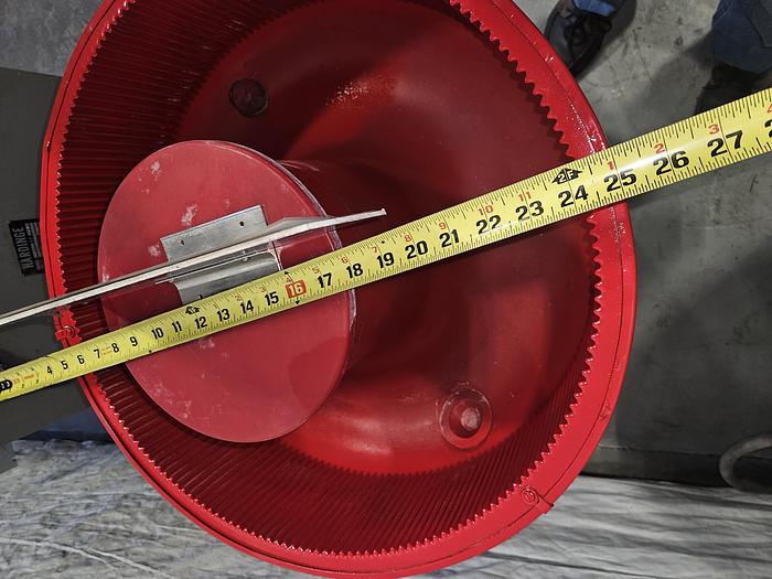 Used Belair FM-4000 1.3 CF Vibratory Finishing Machine 110V Polish Metal Plastic Debur