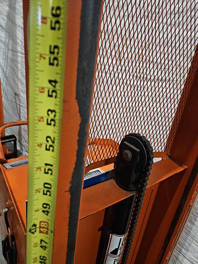 Used Presto Electric Lift Truck Manual Push Model C62 counterweight stacker 1000 Lb Capacity 