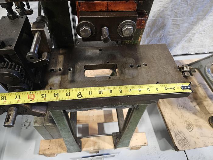 Used Perkins 9 Ton Punch Press  Stamping Crimping Steel Brass