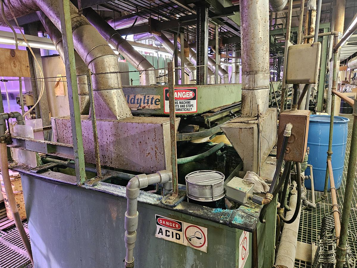 Used Udylite Cyclemaster 36-ft Automation Plating Line Machine