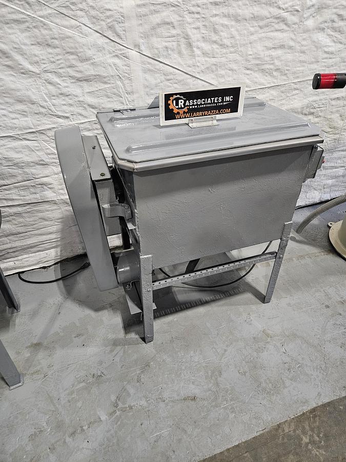 Used Greco Wet Tumbler Rotary Finishing Machine Polish Metal Automatically 110V