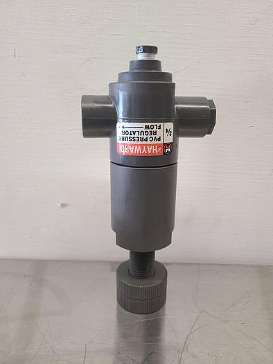 Used Hayward PR10075PE 3/4 PVC Pressure Regulator Valve 