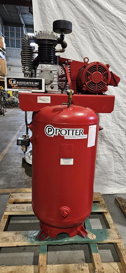 Used GENERAL AIR PRODUCTS NCP-2200D-4B AIR COMPRESSOR PACKAGE – 7.5 HP – 60 GALLON TANK – 200 PSI – AFTERCOOLER EQUIPPED