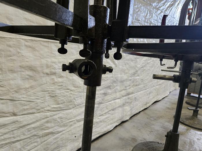 Used Littell 24 inch Reel Payoff for feeding metal stock to power punch press