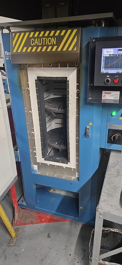 Used YASUI RBF32/21 ROTARY BURNOUT FURNACE Programmable Touchscreen Control – 220V / 60 Amp – 2024 – Excellent Condition