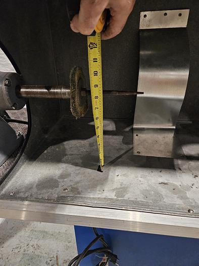 Refurbished Double Head Polishing Buffing Self Contained Machine with Dust Collector 220V 3450 RPM