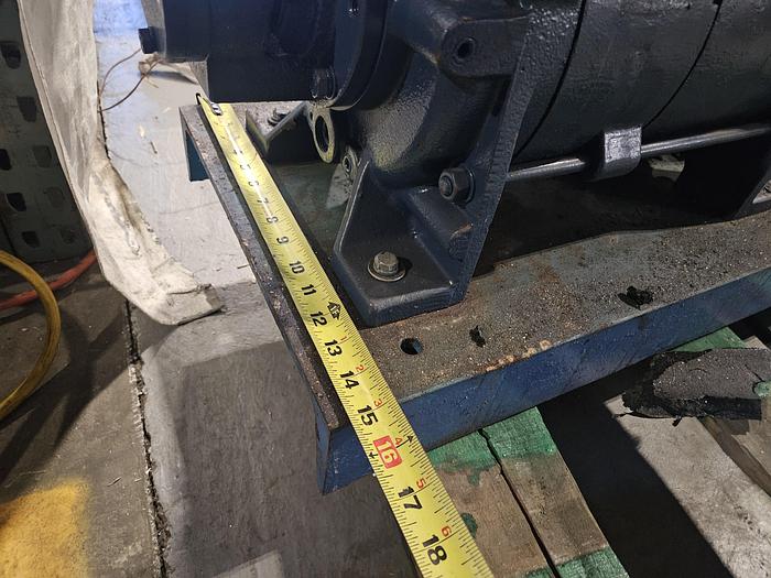 Used Kinney Tuthill Liquid Ring Two Stage Vacuum Pump #VLRC-125-FA2 with Baldor 15HP Motor