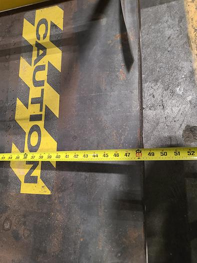 Used Gated Platform Ladder for Elevated Work Area