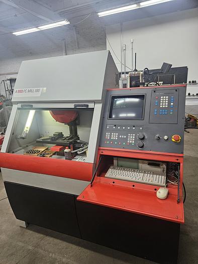 Used EMCO PC Mill 100 Fanuc Series 0 Controller Mini CNC Milling Machine (unknown Condition)