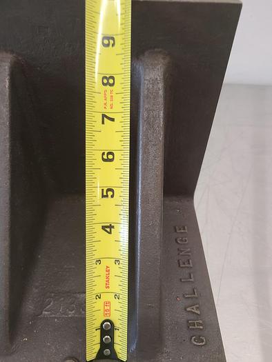 Used 9 x 9 inch Steel Knee for Milling Gring Set Up Welding Square 90 Degree Angle Plate Mounting