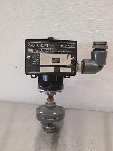 Used ASHCROFT B424B-200# B-SERIES PRESSURE SWITCH 0-200 PSI $155