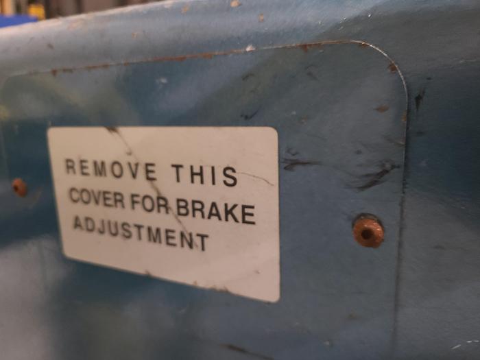 Used RapidAir  Dual 1500 Lb Material Coil 72 Inch Payoff Decoiler Stock Feed Adjustable Clutch & Coil Diameter