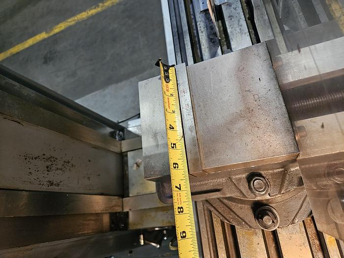 Used Clark Variable Speed Milling Machine DRO Power Feed Rotating Vise & Collets