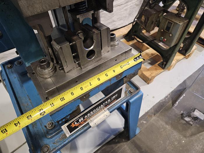 Used Kenco 10 Ton Bench Press 460 Volts Crimping Stamping Steel Brass