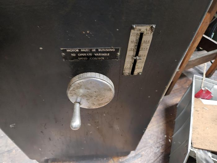 Used Parks 16 inch Band Saw wood or metal Variable Speed & Blade Welder 220v 3 Phase