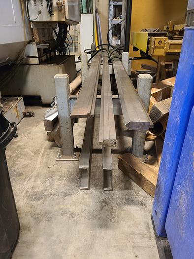 Used Standard Metal Brake Model AB 200 with Back Gauge  Serial Number F100321291