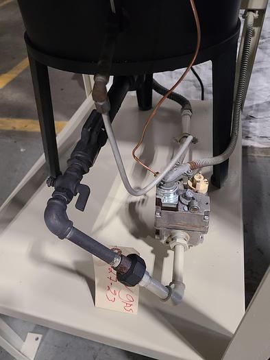 Used 160 Pound Lead Melting Furnace Natural Gas or Propane with Thermo-Controller and Hood Fishing Lure Casting