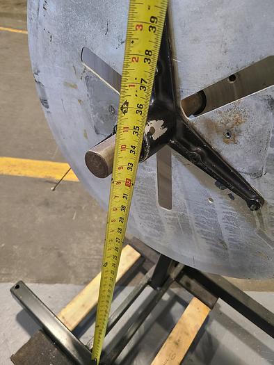 Used Motorized Stock Material Payoff Reel Feed for Stamping Press 110V with Dancer Arm